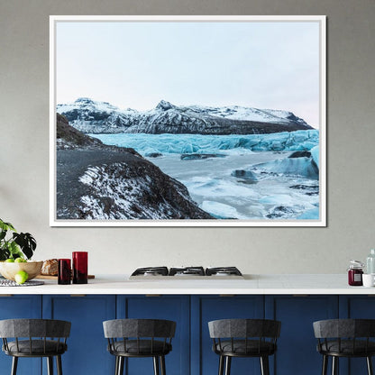 Svinafellsjokull Glacier Canvas Wall Art