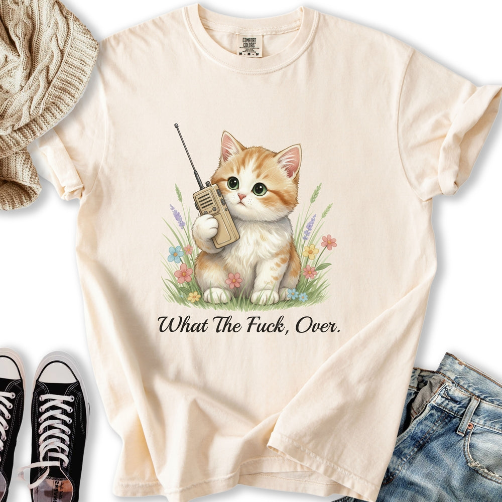WTF Over Cute Cat Relaxed Tee