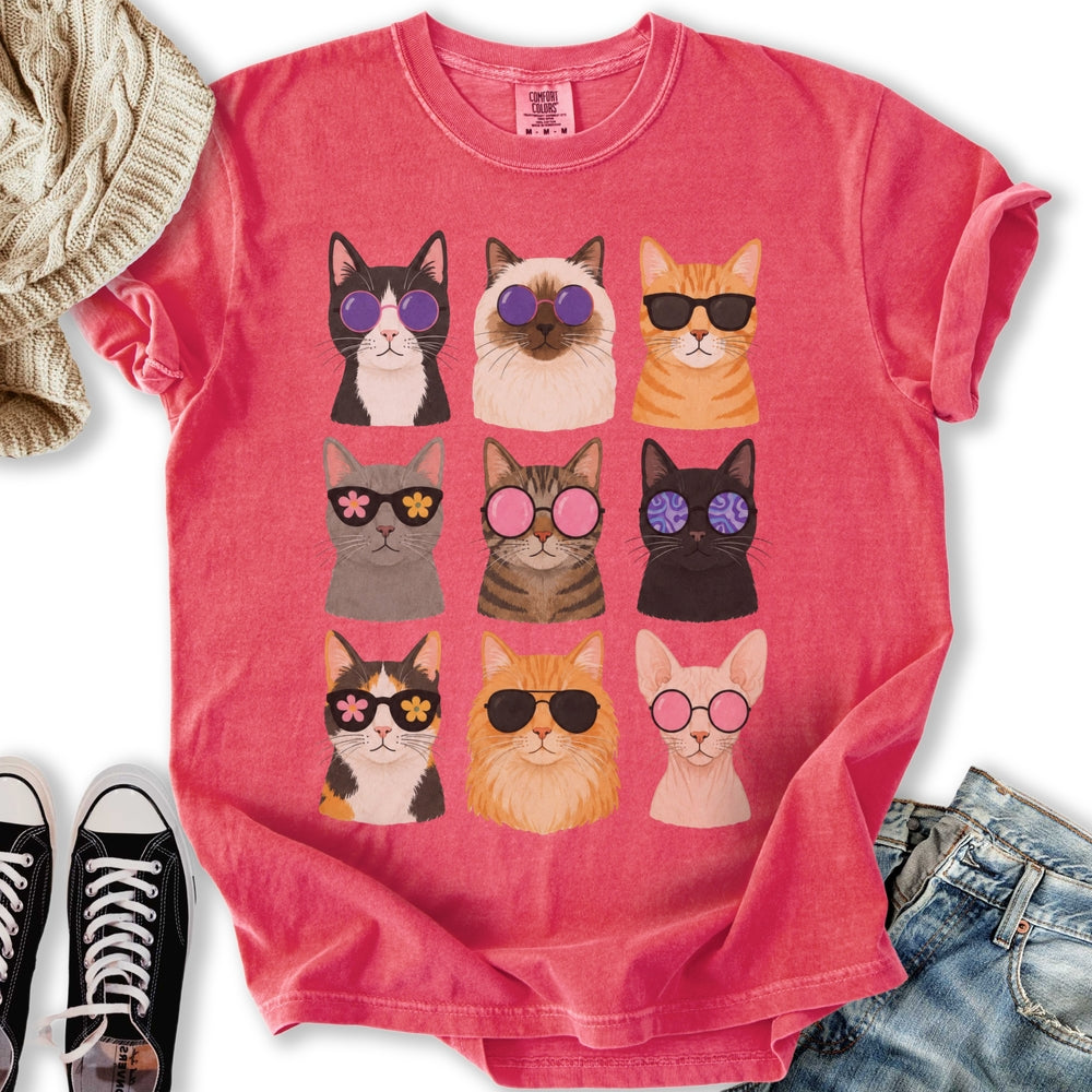 Cool Cats in Color Relaxed Tee
