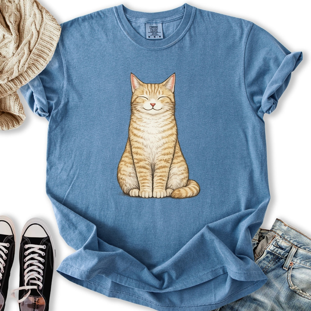 Smiling Cream Tabby Relaxed Tee