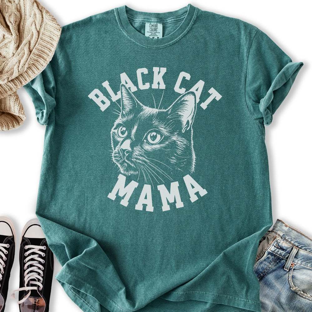Black Cat Mama Relaxed Tee