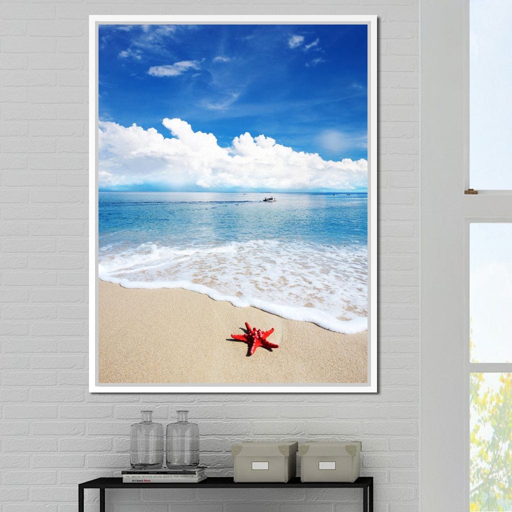 Caribbean Beach Canvas Wall Art