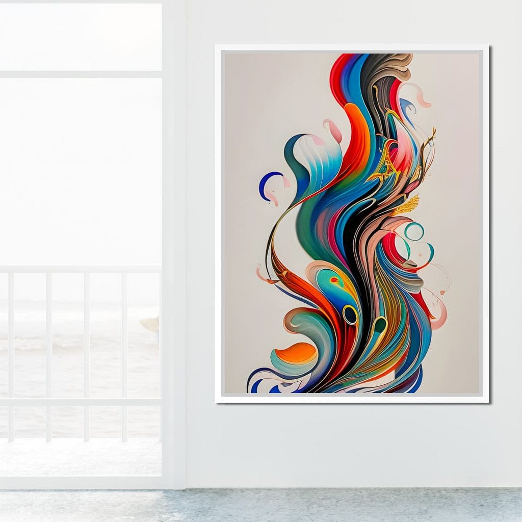 Colorful Contemporary Art 053 Canvas Wall Art