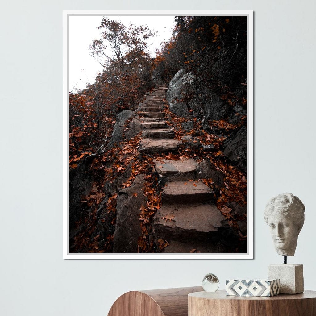 Autumn Path Canvas Wall Art