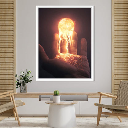 Holding the Sun Canvas Wall Art