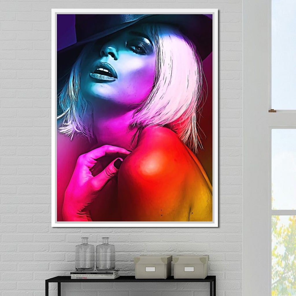 Seductive Blonde 1 Canvas Wall Art