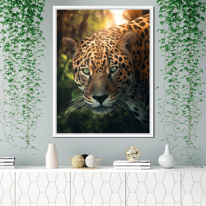 Leopard Amazone Canvas Wall Art
