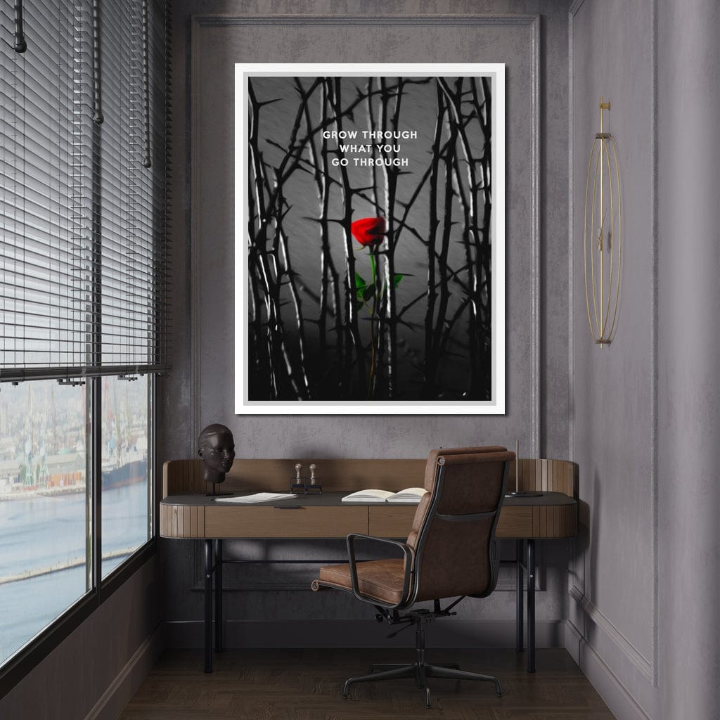 Grow Through Canvas Wall Art