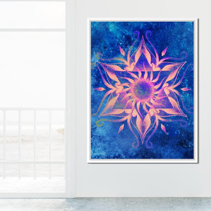 Pink Mandala Canvas Wall Art