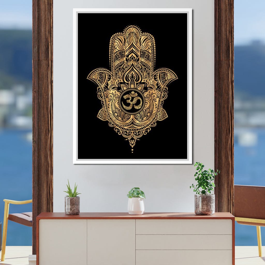 Hand of Fatima Canvas Wall Art