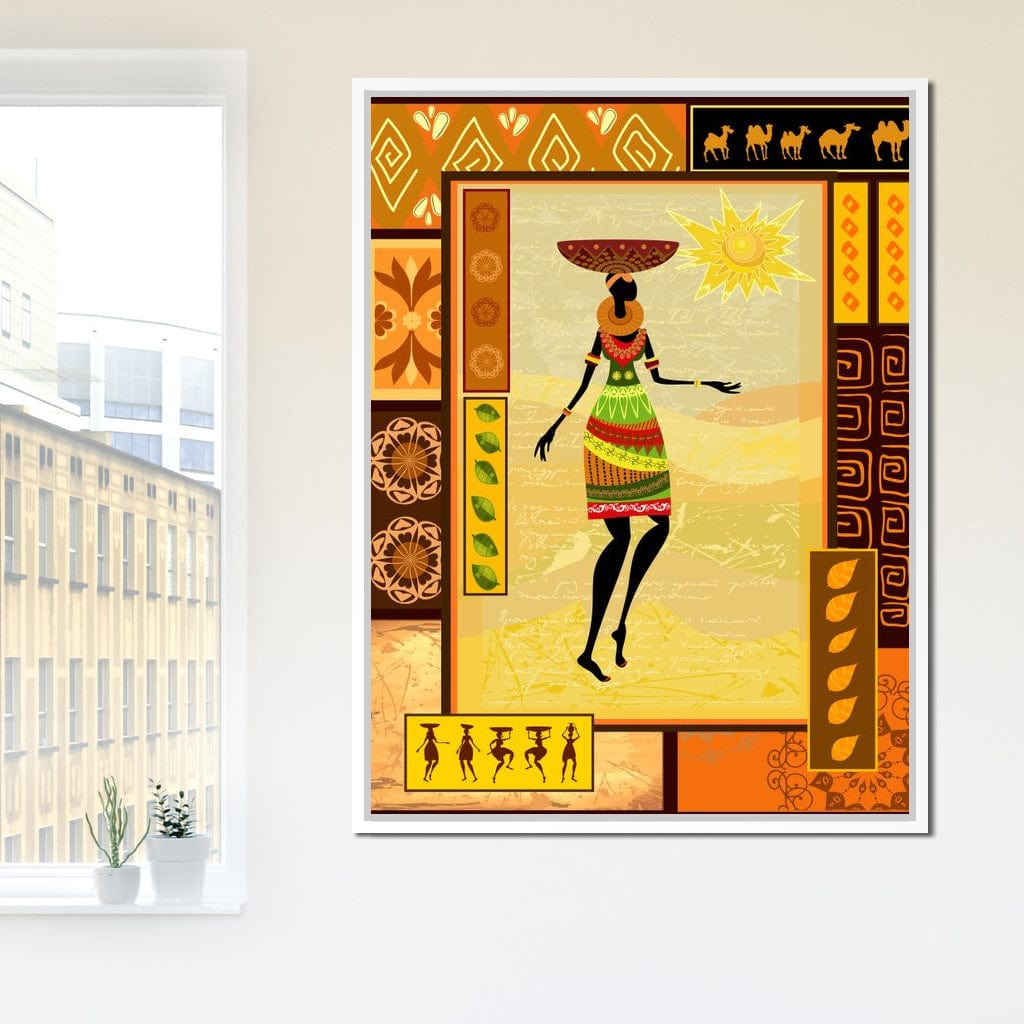 African Art Canvas Wall Art