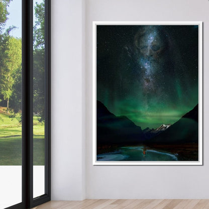 Odin Viking Funeral Boat - KitConcepts Canvas Wall Art