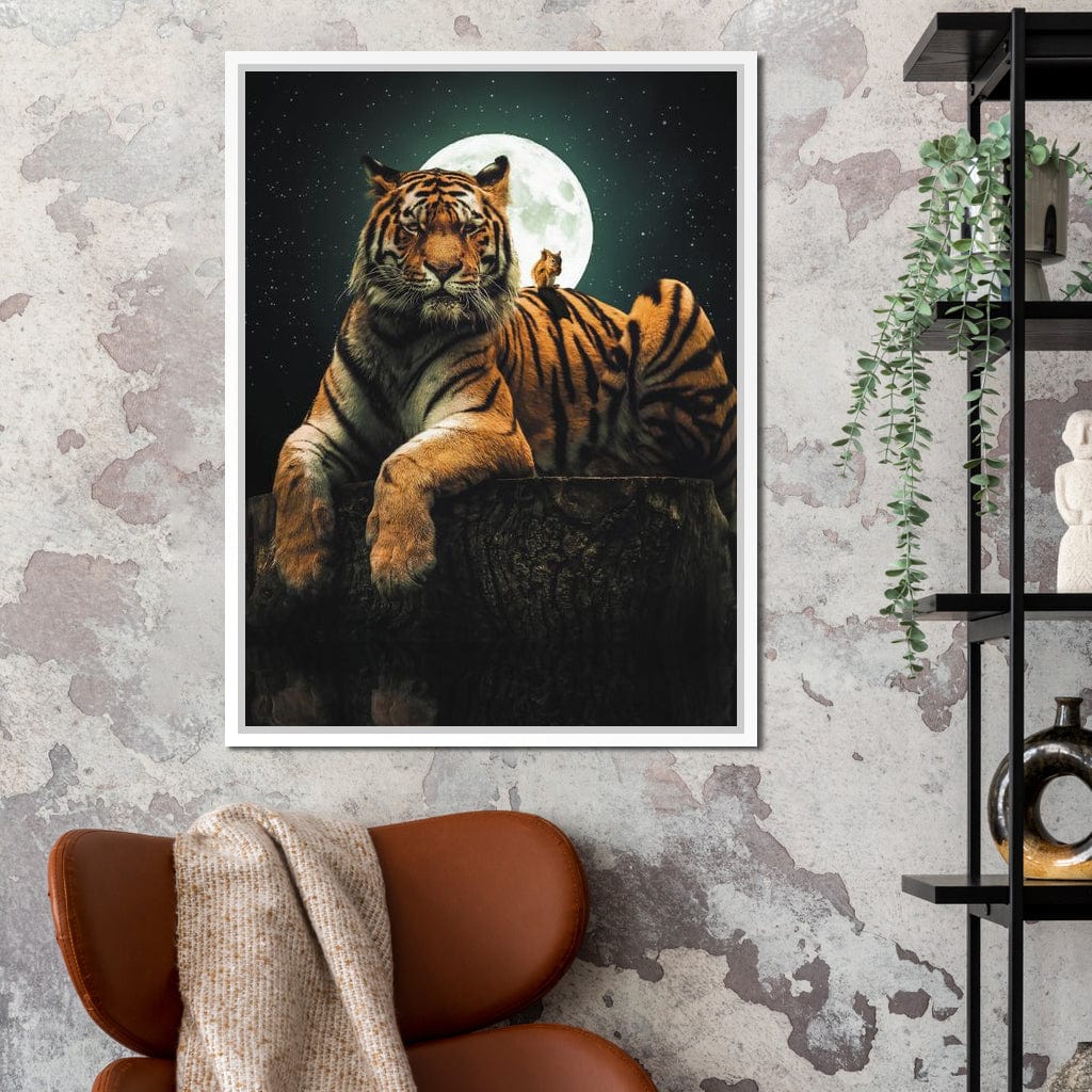Tiger Squirel Canvas Wall Art