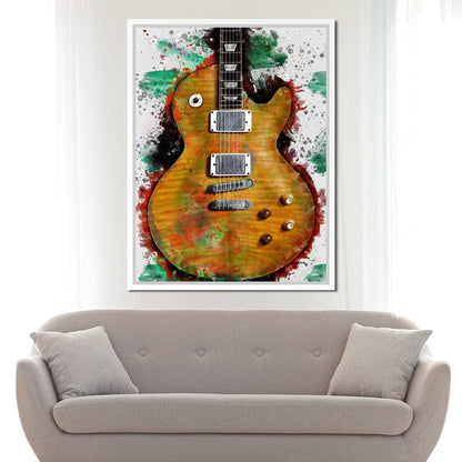 Gary Moore's & Peter Green's Guitar Canvas Wall Art