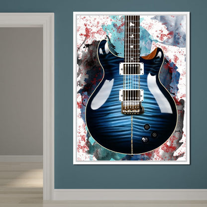 Santana's Electric Guitar Canvas Wall Art