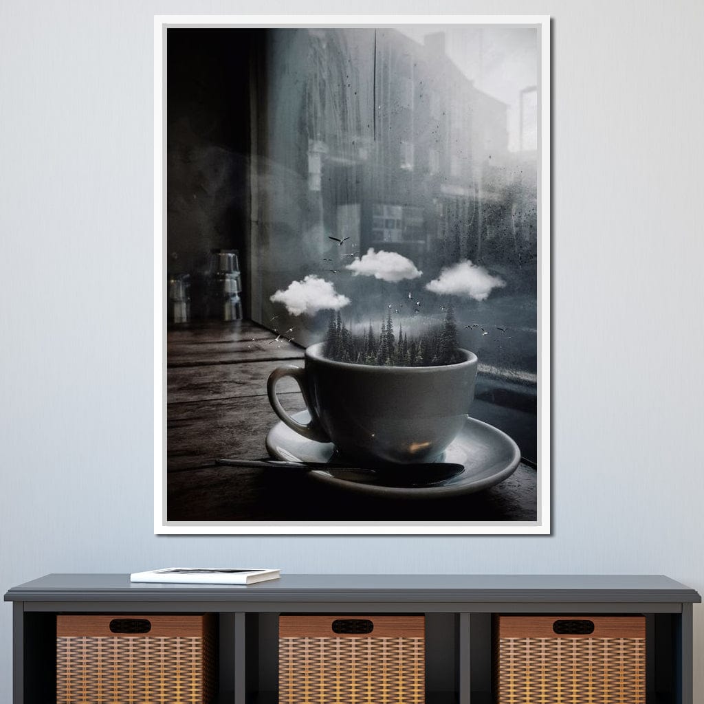 Cup Forest Canvas Wall Art