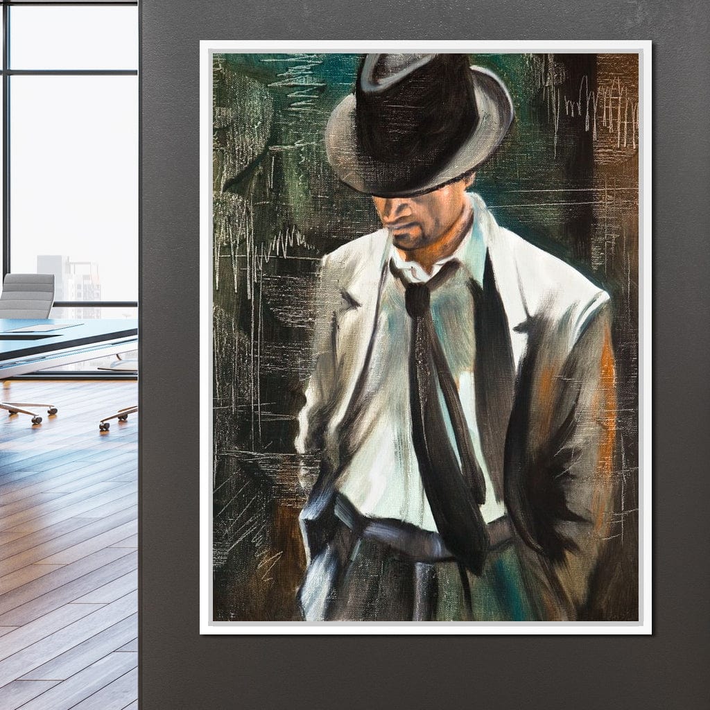 Stylish Man Canvas Wall Art