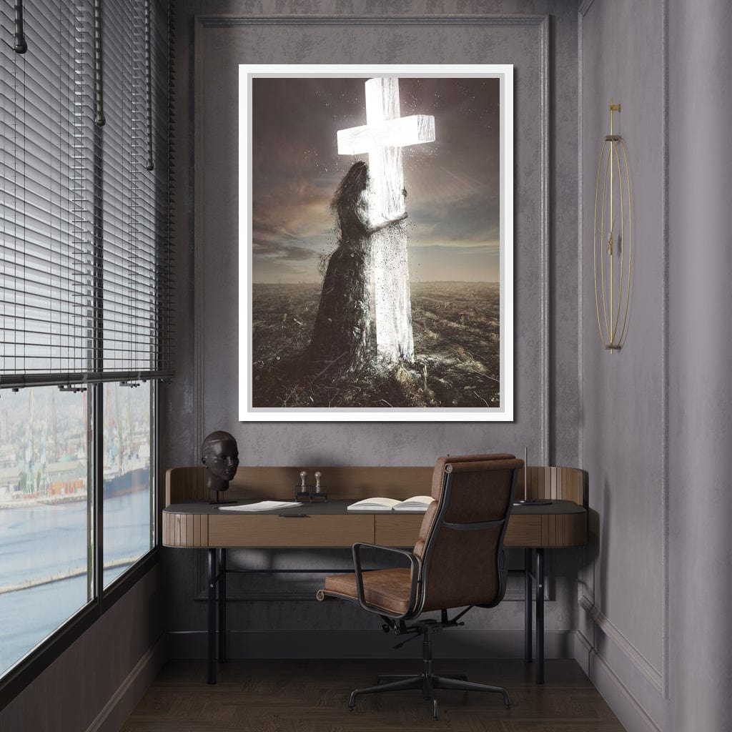 Holding Faith Canvas Wall Art