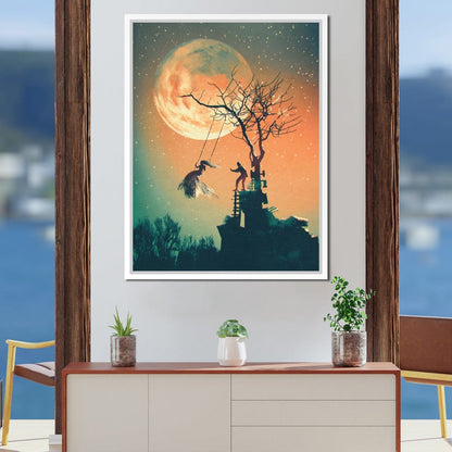 Tree Swing Canvas Wall Art