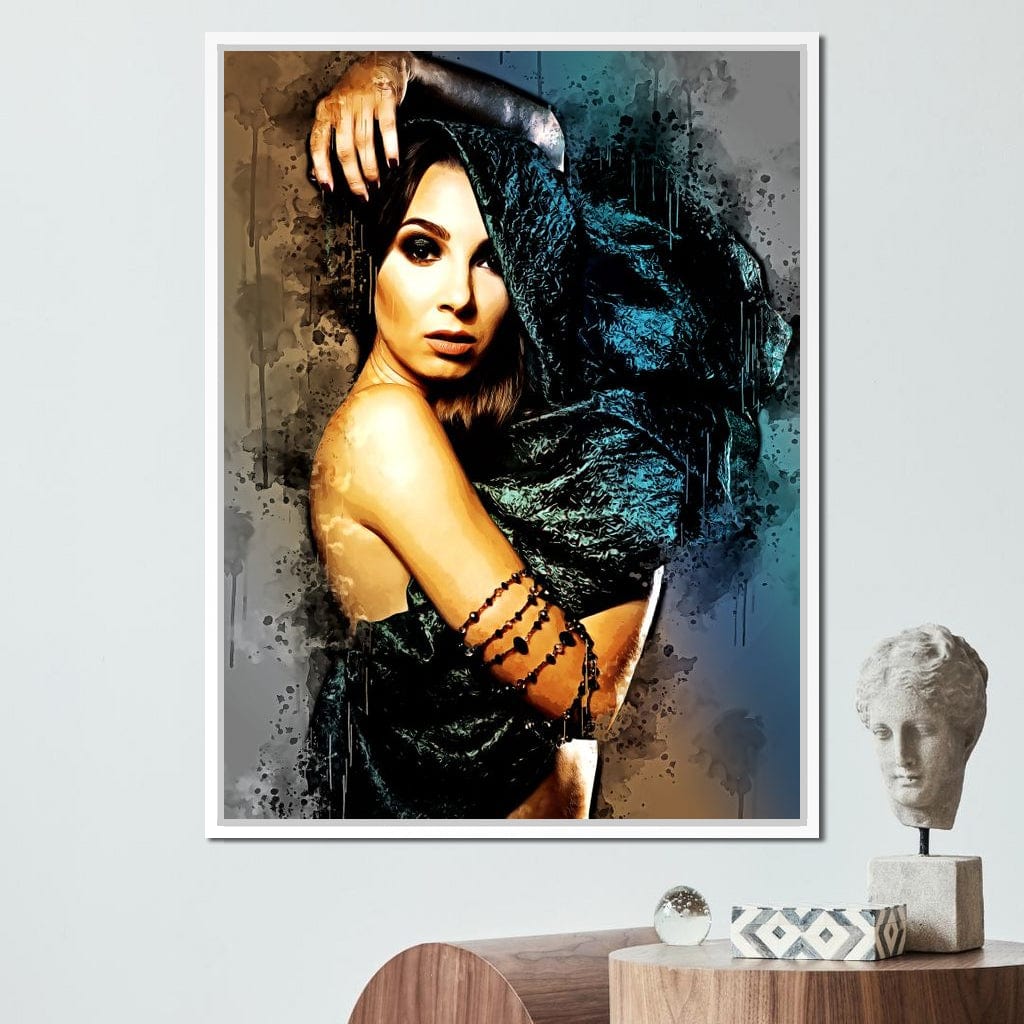 Covered by Beauty Canvas Wall Art