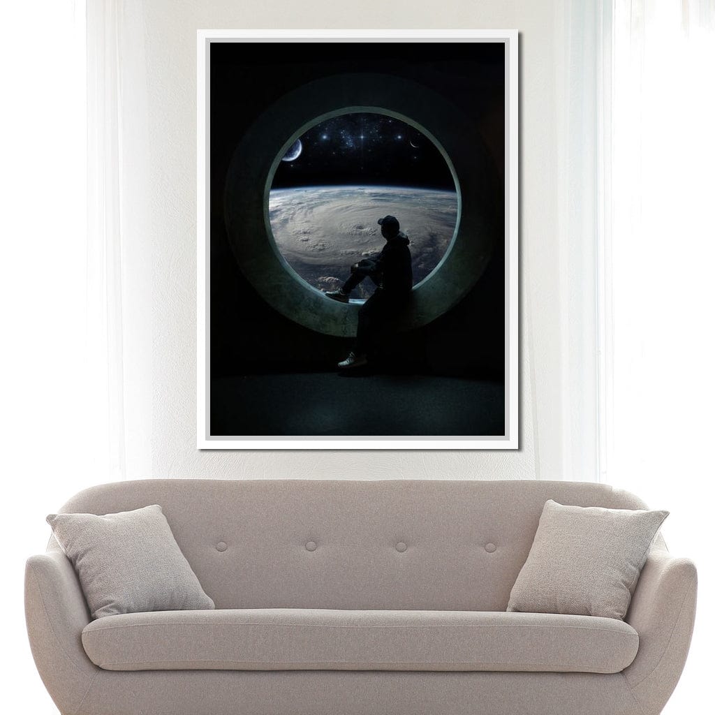 Planet View Canvas Wall Art