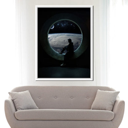Planet View Canvas Wall Art