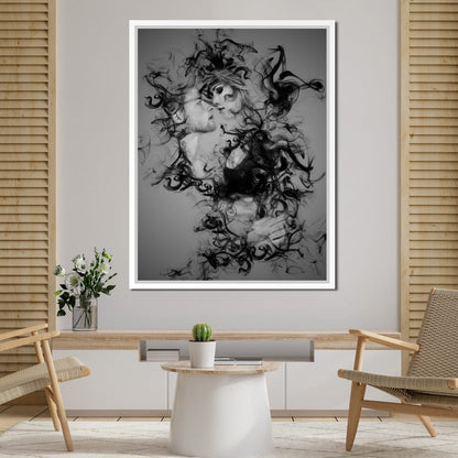 The Smoke Collection 06 Canvas Wall Art