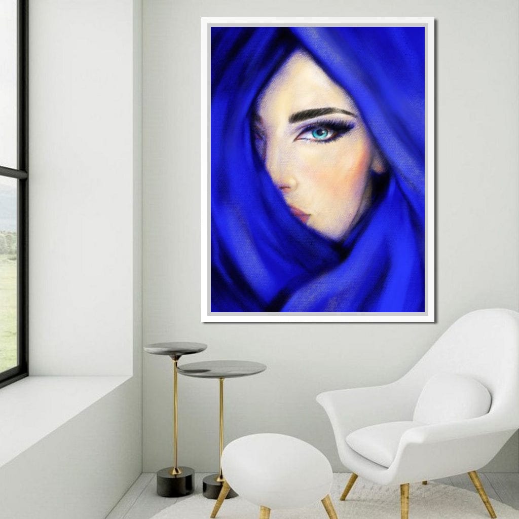 Blue Eye Canvas Wall Art