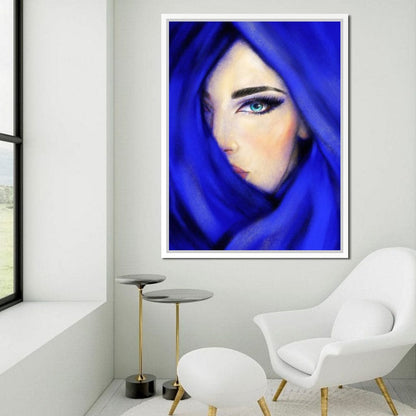 Blue Eye Canvas Wall Art