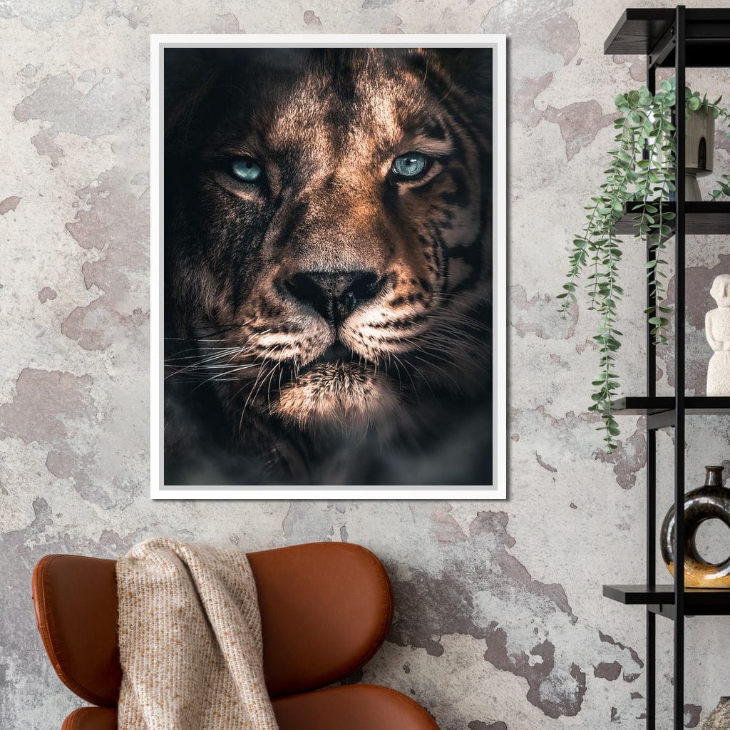 Lion Tiger Canvas Wall Art