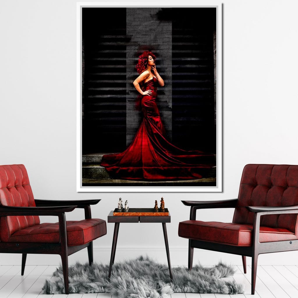Red Passion Canvas Wall Art
