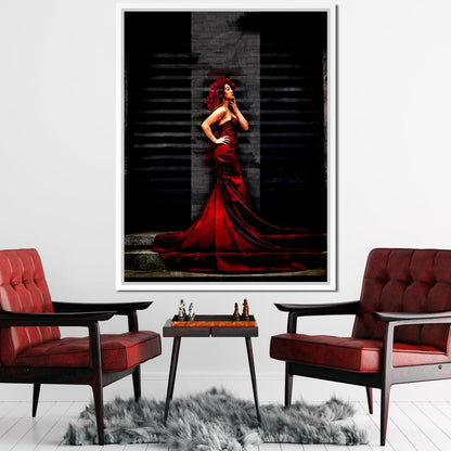 Red Passion Canvas Wall Art
