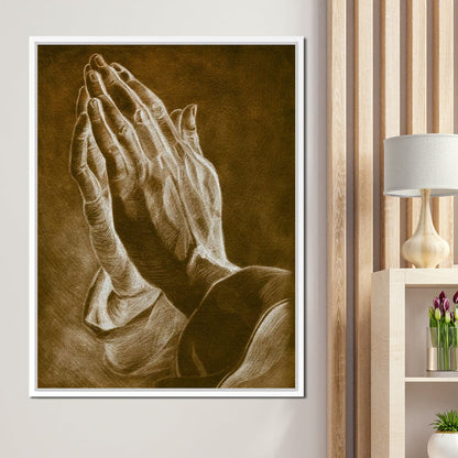 Praying Hands Canvas Wall Art