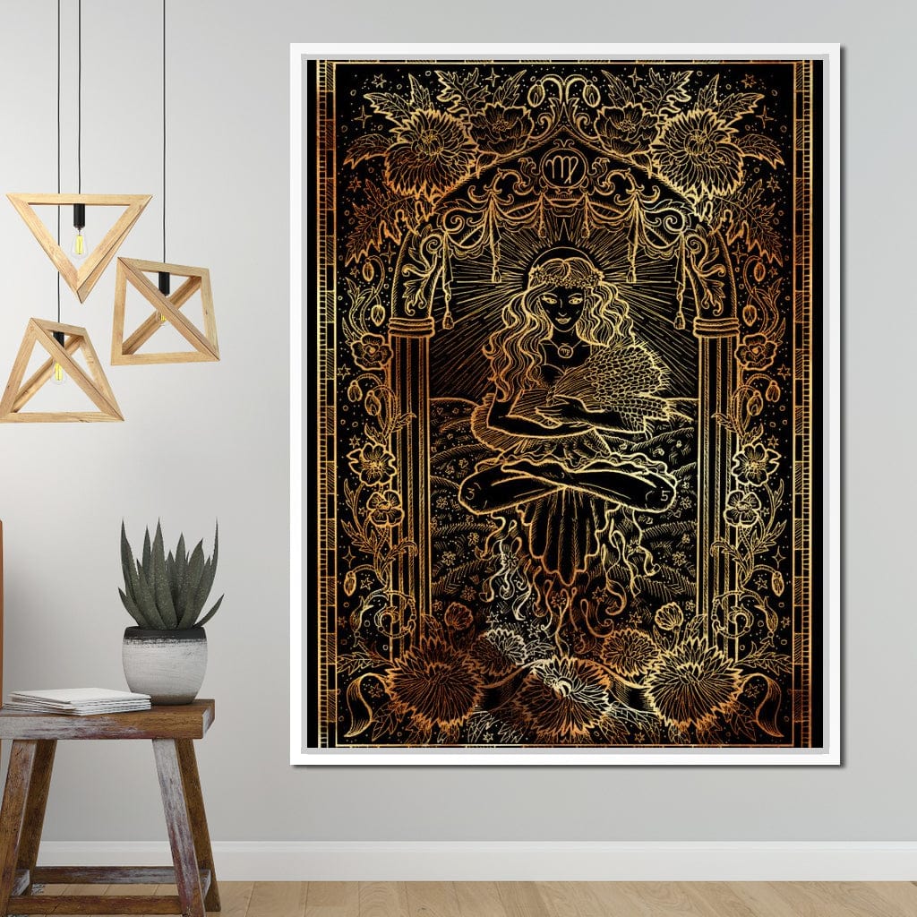 Zodiac sign Virgo Canvas Wall Art