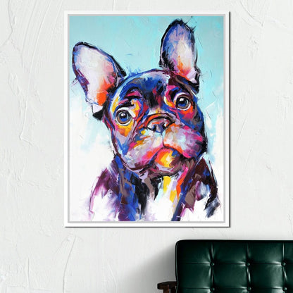 French Bulldog Canvas Wall Art