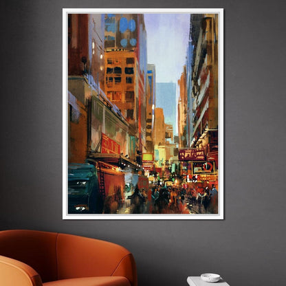 Pyrgonia City Canvas Wall Art