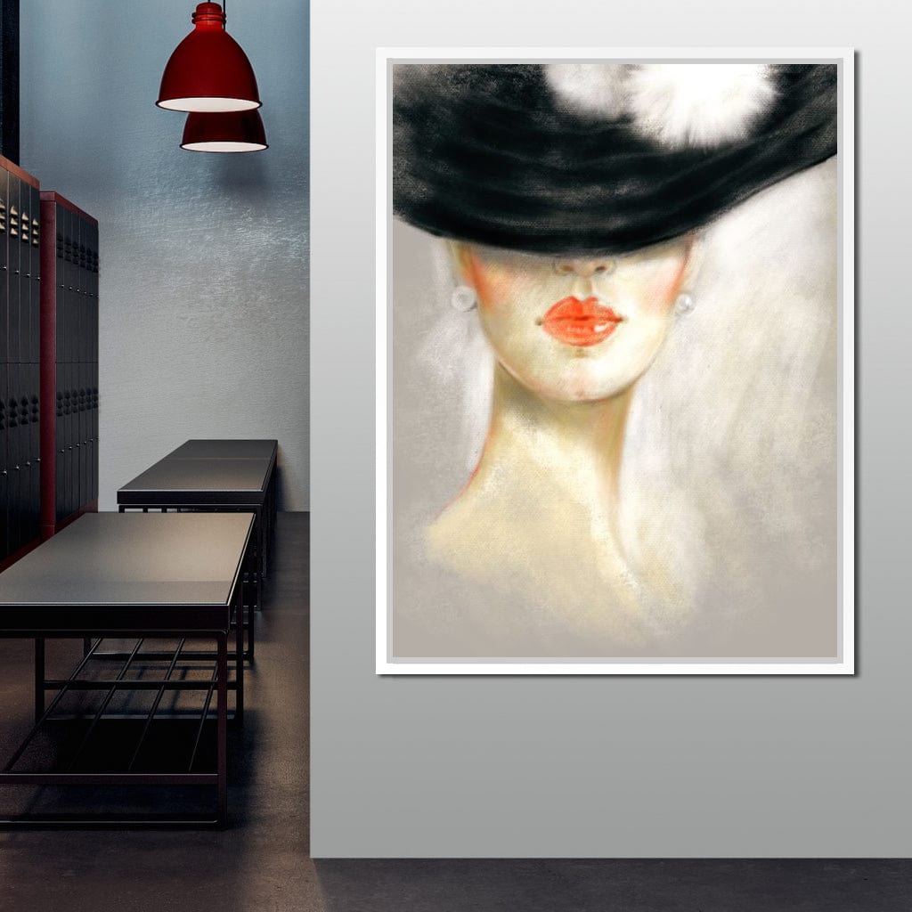 Chic Portrait Canvas Wall Art