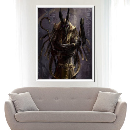 Anubis Canvas Wall Art