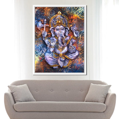 Spiritual Ganesha Canvas Wall Art