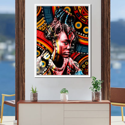 Colorful Portrait Canvas Wall Art