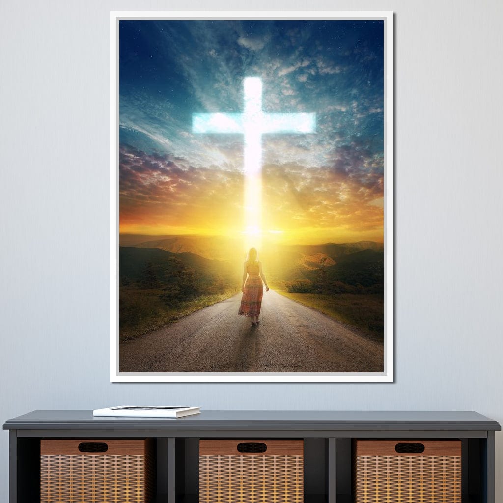 Faith Road Canvas Wall Art