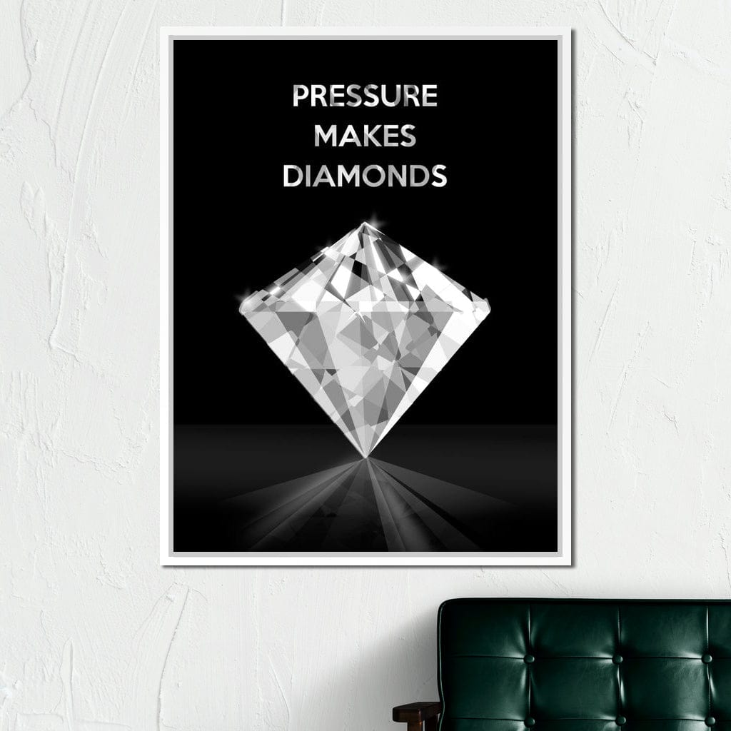 Pressure Makes Diamonds Canvas Wall Art