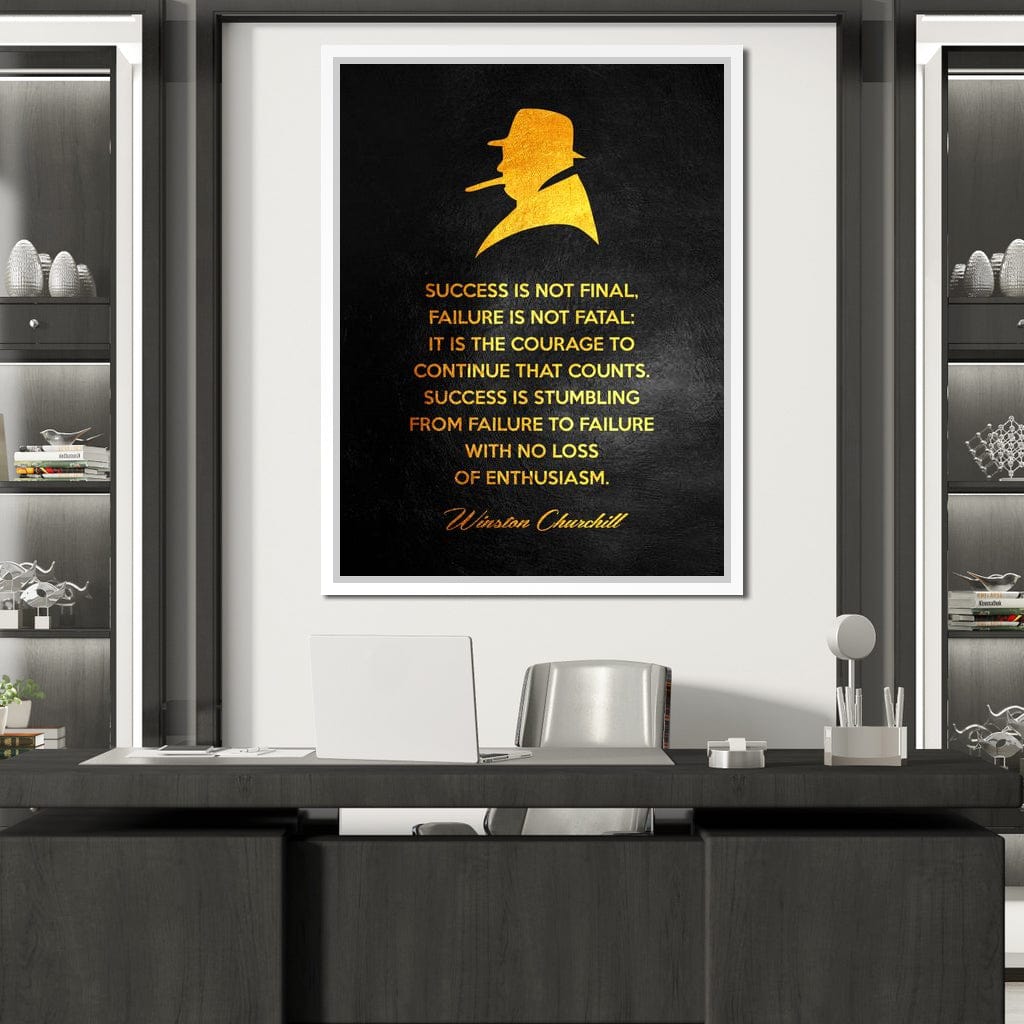 Winston Churchill Canvas Wall Art