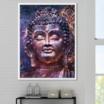 Blue Buddha Canvas Wall Art