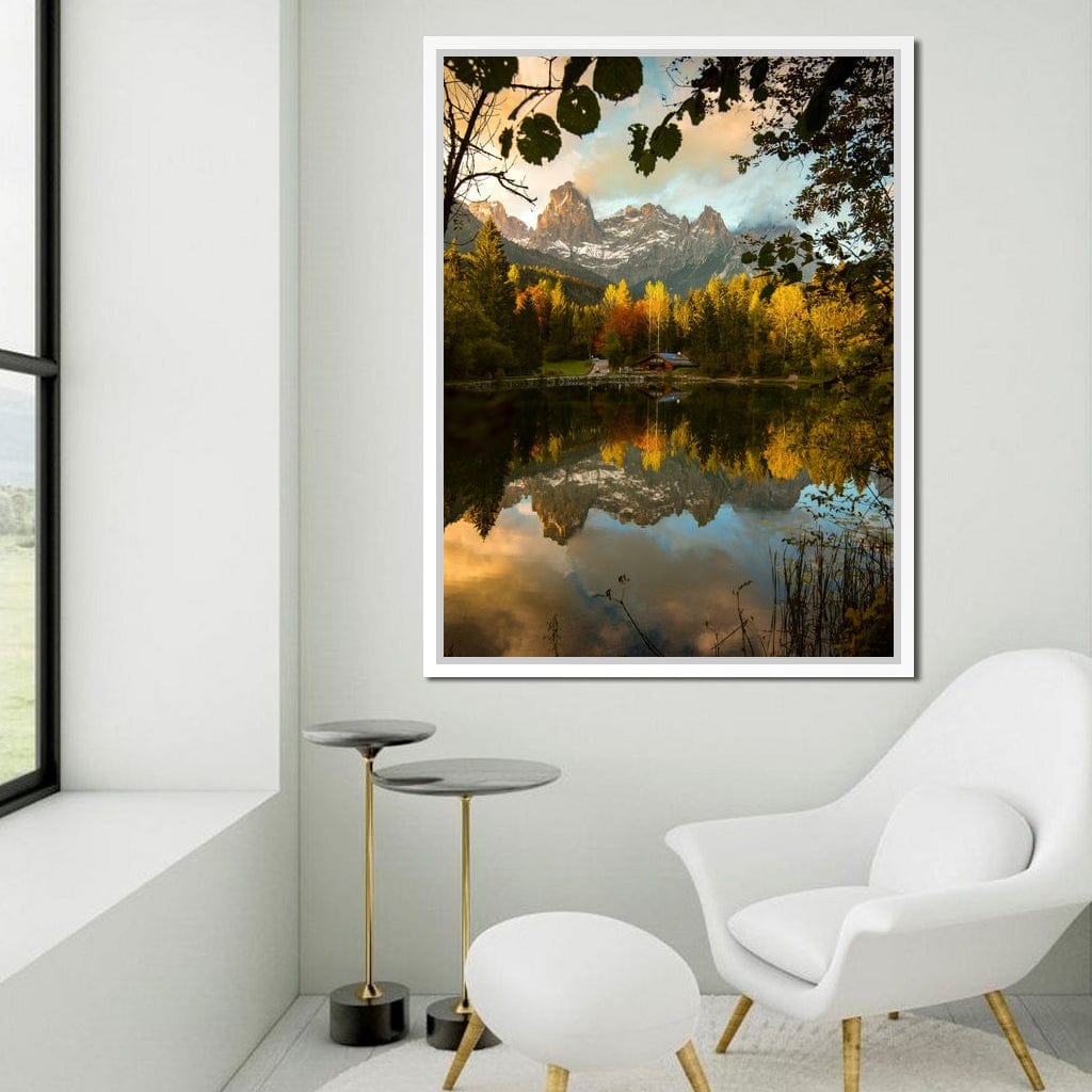 Lake Welsperg Canvas Wall Art