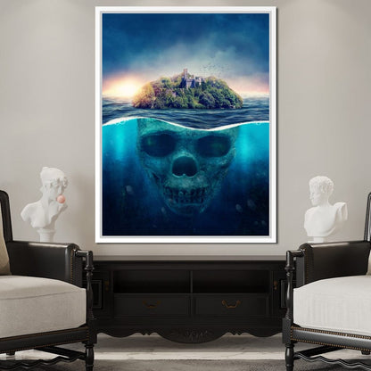 Skull Island Canvas Wall Art
