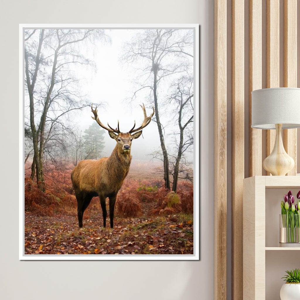 Red Deer Stag Canvas Wall Art