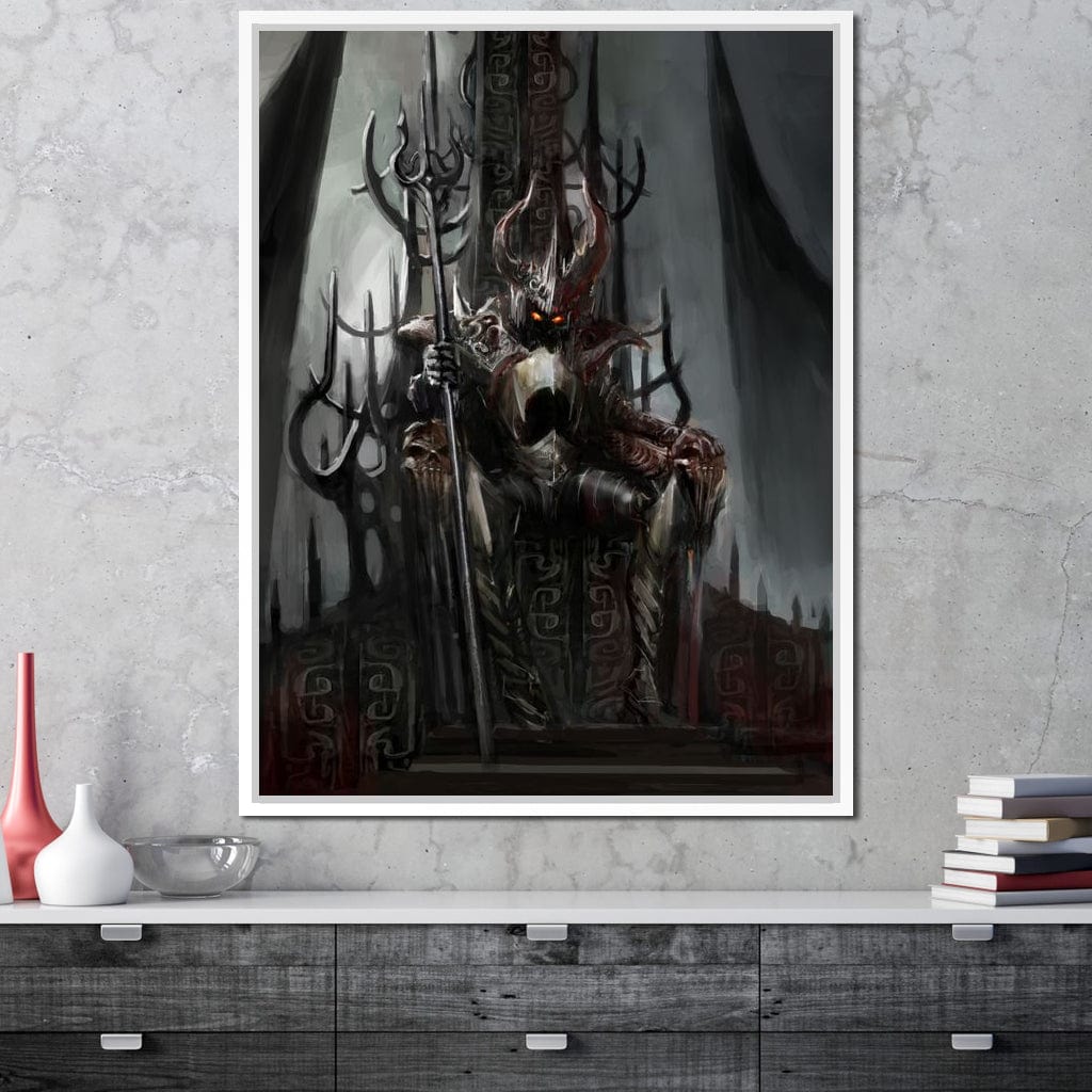 Death Knight Canvas Wall Art