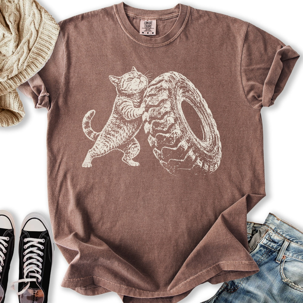 Strongman Cat Relaxed Tee