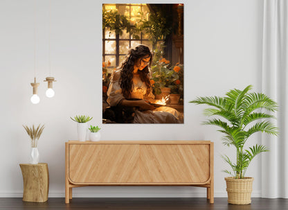 Hestia Canvas Print – Greek Mythology Art | Ready to Hang Gallery Wrapped Cotton Canvas